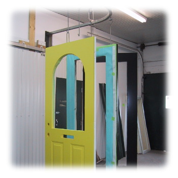 Doors by Paint Booth